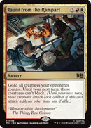 Taunt from the Rampart (Surge Foil) (MSC-188) [Commander: Marvel Super Heroes] Foil