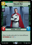 Gallius Rax - Counselor to the Empire (100/264) - Ashes of the Empire
