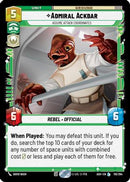 Admiral Ackbar - Assume Attack Coordinates (110/264) - Ashes of the Empire