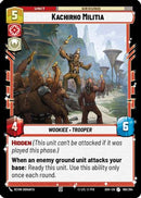 Kachirho Militia (160/264) - Ashes of the Empire