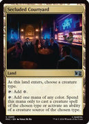 Secluded Courtyard (Surge Foil) (MSC-265) [Commander: Marvel Super Heroes] Foil
