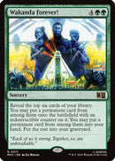 Wakanda Forever! (Surge Foil) (MSC-071) [Commander: Marvel Super Heroes] Foil