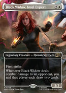 Black Widow, Intel Expert (Borderless) (MSC-504) [Commander: Marvel Super Heroes]
