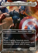 Captain America, Unbowed (Borderless) (MSC-505) [Commander: Marvel Super Heroes]