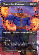 Thanos, Death's Consort (Borderless) (MSC-508) [Commander: Marvel Super Heroes]