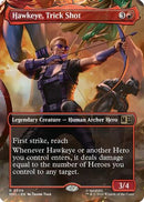 Hawkeye, Trick Shot (Borderless) (MSC-506) [Commander: Marvel Super Heroes]