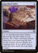 Inscribed Tablet (DMU-232) [Dominaria United] Foil
