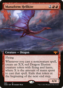 Manaform Hellkite (Extended Art) (VOW-380) [Innistrad: Crimson Vow] Foil