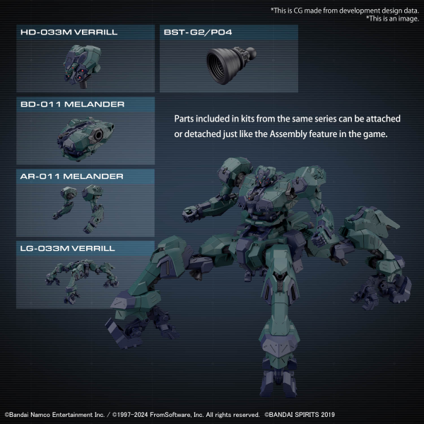 30MM Armored Core VI: Balam Industries BD-011 Melander Liger Tail [Feb 2025]