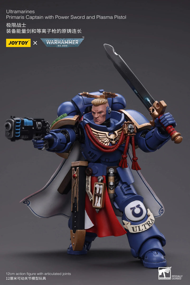 Joytoy: Ultramarines Captain with Power Sword and Plasma Pistol