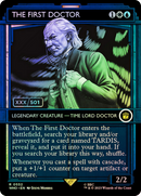 The First Doctor (Serial Numbered) (WHO-552) (Showcase) (Borderless) [Doctor Who] Foil