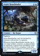 Azure Beastbinder (PRE-041) [Bloomburrow Promos] Foil
