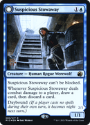 Suspicious Stowaway (PRE-80S) [Innistrad: Midnight Hunt Promos] Foil