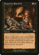 Desperate Research (INV-100) [Invasion] Foil