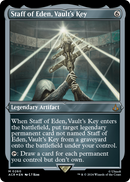 Staff of Eden, Vault's Key (Foil Etched) (ACR-260) [Assassin's Creed] Foil