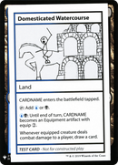 Domesticated Watercourse (CMB1-114) [Mystery Booster Playtest Cards 2019]