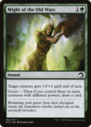 Might of the Old Ways (MID-189) [Innistrad: Midnight Hunt] Foil