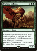 Outland Colossus (PRE-193) [Magic Origins Promos] Foil