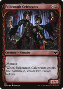 Falkenrath Celebrants (Showcase) (VOW-306) [Innistrad: Crimson Vow] Foil