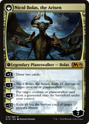 Nicol Bolas, the Ravager // Nicol Bolas, the Arisen (PRE-218S) [Core Set 2019 Promos] Foil