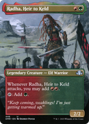 Radha, Heir to Keld (Borderless) (DMR-446) [Dominaria Remastered]