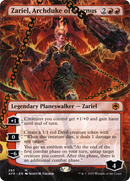 Zariel, Archduke of Avernus (Borderless) (AFR-285) (Borderless) [Adventures in the Forgotten Realms] Foil