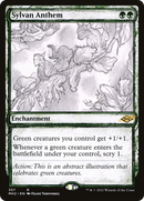 Sylvan Anthem (Showcase) (MH2-357) [Modern Horizons 2] Foil