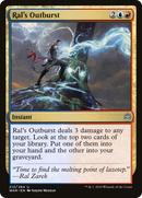 Ral's Outburst (WAR-212) [War of the Spark] Foil