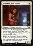 Reluctant Role Model (PDSK-26P) [Duskmourn: House of Horror Promos]