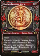Captain Lannery Storm (Serial Numbered) (MUL-150) (Showcase) [Multiverse Legends] Foil