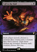 Call to the Void (Extended Art) (CLB-572) [Commander Legends: Battle for Baldur's Gate] Foil