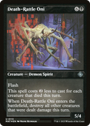 Death-Rattle Oni (Foil Etched) (MAT-113) [March of the Machine: The Aftermath] Foil