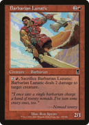 Barbarian Lunatic (ODY-175) [Odyssey] Foil