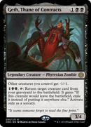 Geth, Thane of Contracts (PPONE-095) [Promo Pack: Phyrexia: All Will Be One Promos] Foil