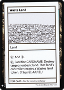 Waste Land (CMB1-121) [Mystery Booster Playtest Cards 2019]