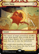 Chaos Warp (STA-036) (Showcase) (Borderless) [Strixhaven Mystical Archive] Etched Foil