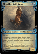 Meneldor, Swift Savior (Showcase Scrolls) (LTR-513) [The Lord of the Rings: Tales of Middle-earth] Foil
