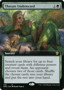 Threats Undetected (Extended Art) (DMU-419) [Dominaria United] Foil
