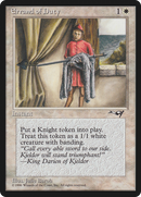 Errand of Duty (Page Holding Sword) (ALL-128) [Alliances]