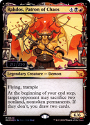 Rakdos, Patron of Chaos (Serial Numbered) (MKM-320) [Murders at Karlov Manor] Foil