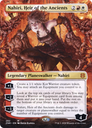 Nahiri, Heir of the Ancients (Borderless) (ZNR-282) (Borderless) [Zendikar Rising] Foil