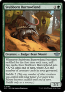 Stubborn Burrowfiend (OTJ-184) [Outlaws of Thunder Junction] Foil