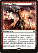 Hazoret's Favor (PRE-137) [Amonkhet Promos] Foil