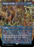 Frantic Search (SLD-228) (Borderless) [Secret Lair Drop] Foil