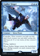 Zephyr Singer (PRE-086) [March of the Machine Promos] Foil