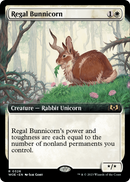 Regal Bunnicorn (Extended Art) (WOE-326) [Wilds of Eldraine]