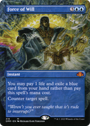 Force of Will (Borderless) (DMR-418) [Dominaria Remastered] Foil
