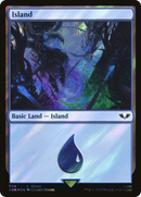 Island (40K-308) (Surge Foil) [Warhammer 40,000 Commander] Foil