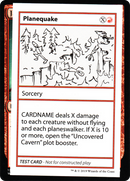 Planequake (No PW Symbol) (CMB1-059) [Mystery Booster Playtest Cards 2021]