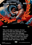New Way Forward (Borderless) (TDM-367) (Showcase) [Tarkir: Dragonstorm] Foil